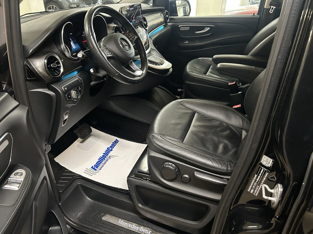 Mercedes-Benz V 250d 3.2t Avantgarde 9G-tronic 8-sits Extra Lång 190hk, 2021.