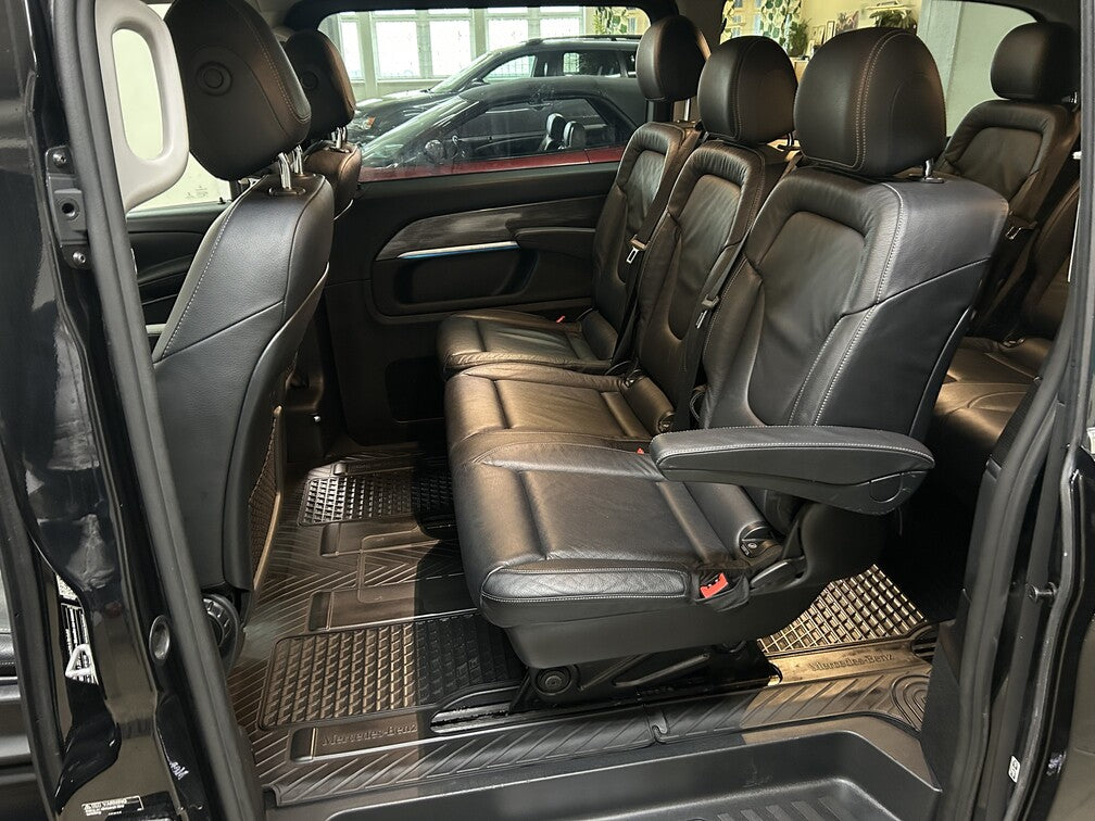 Mercedes-Benz V 250d 3.2t Avantgarde 9G-tronic 8-sits Extra Lång 190hk, 2021.