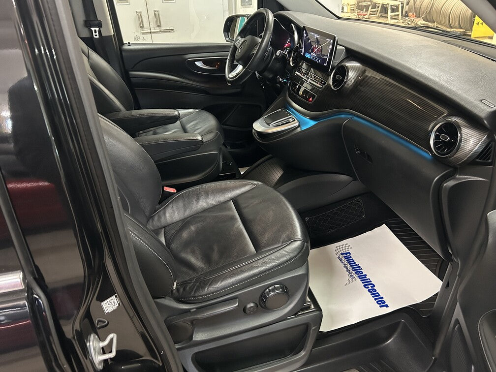 Mercedes-Benz V 250d 3.2t Avantgarde 9G-tronic 8-sits Extra Lång 190hk, 2021.