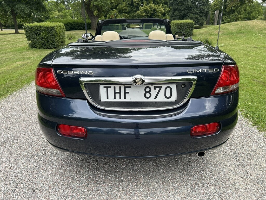 Chrysler Sebring Limited Cabriolet 2.7 Automatisk, 203hk, 2002