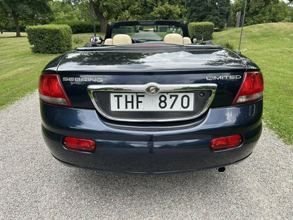 Chrysler Sebring Limited Cabriolet 2.7 Automatisk, 203hk, 2002